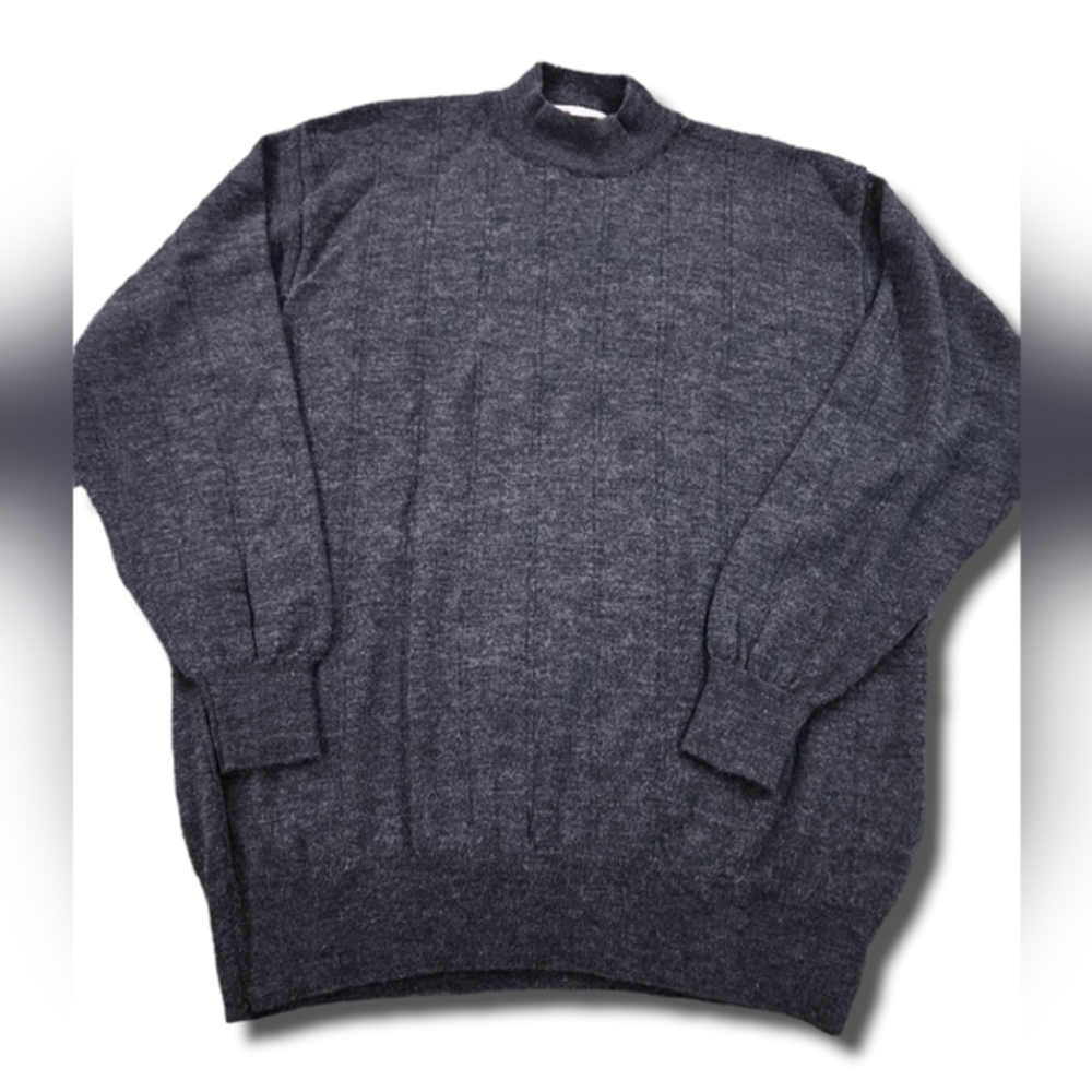 Vintage Murano‎ Sweater Size L Womens Pull Over Sweater Color Gray Made i…
